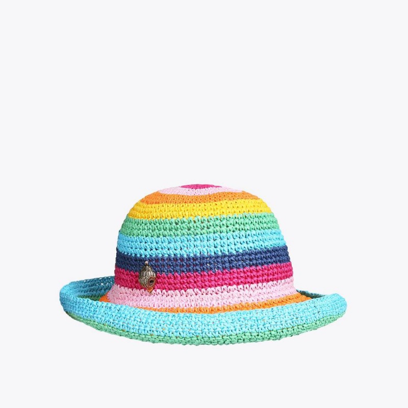 Chapeaux Kurt Geiger Straw Femme Multicolor/Other | RPYT-63092