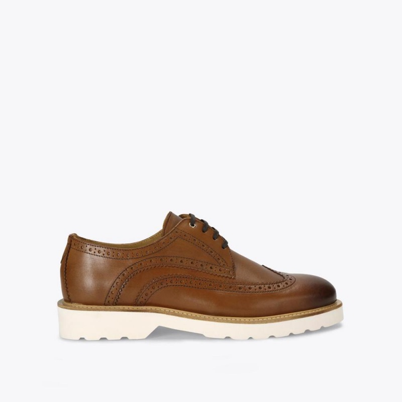 Chaussure Casual Kurt Geiger Bank Brogue Homme Marron | HWKJ-95184