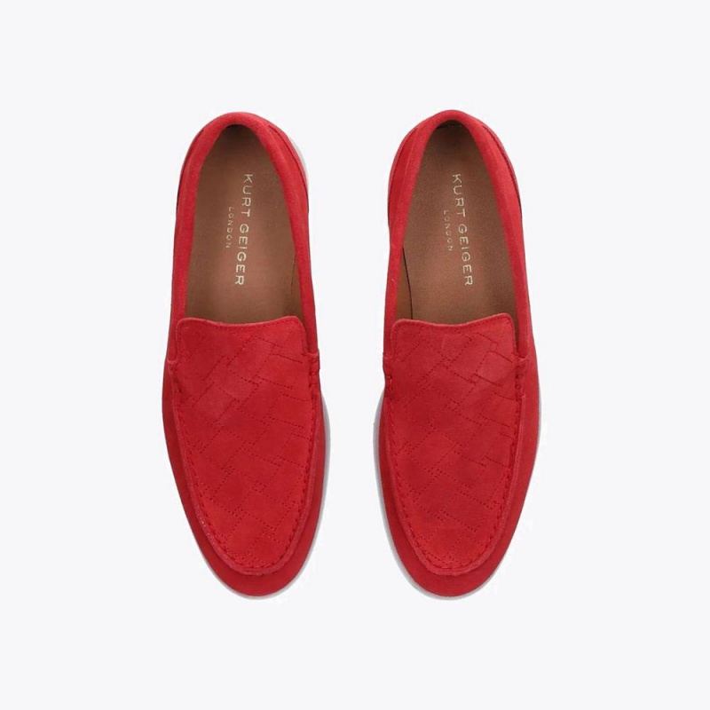 Chaussure Casual Kurt Geiger Hugo Homme Rouge | QZMU-27690