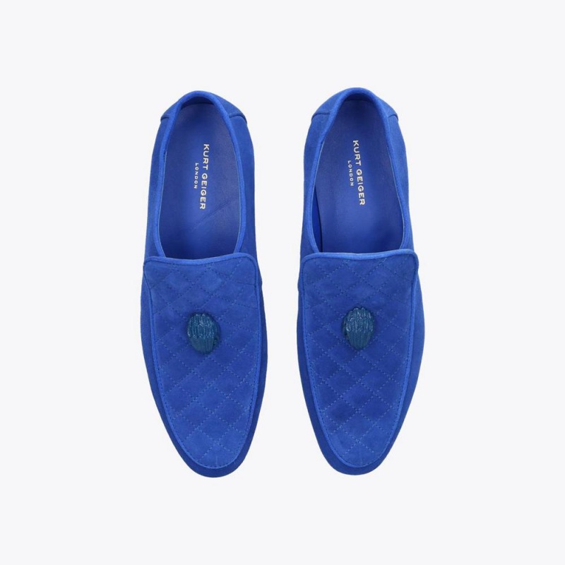 Chaussure Habillée Kurt Geiger Hugh Eagle Drench Homme Bleu | RFME-40876