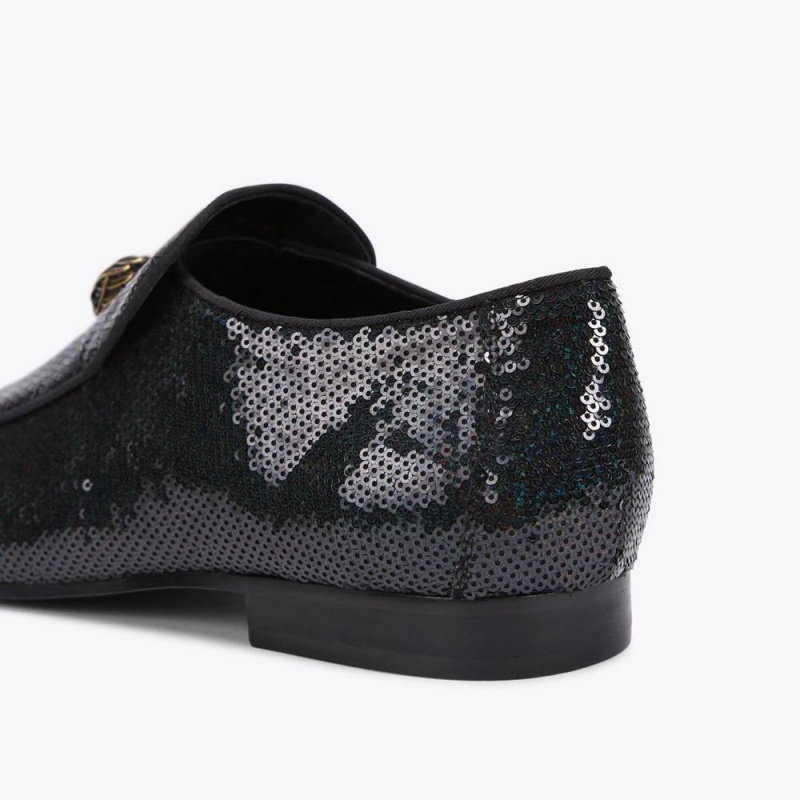 Chaussure Habillée Kurt Geiger Hugh Eagle Sequin Homme Noir Vert | HRKJ-91652