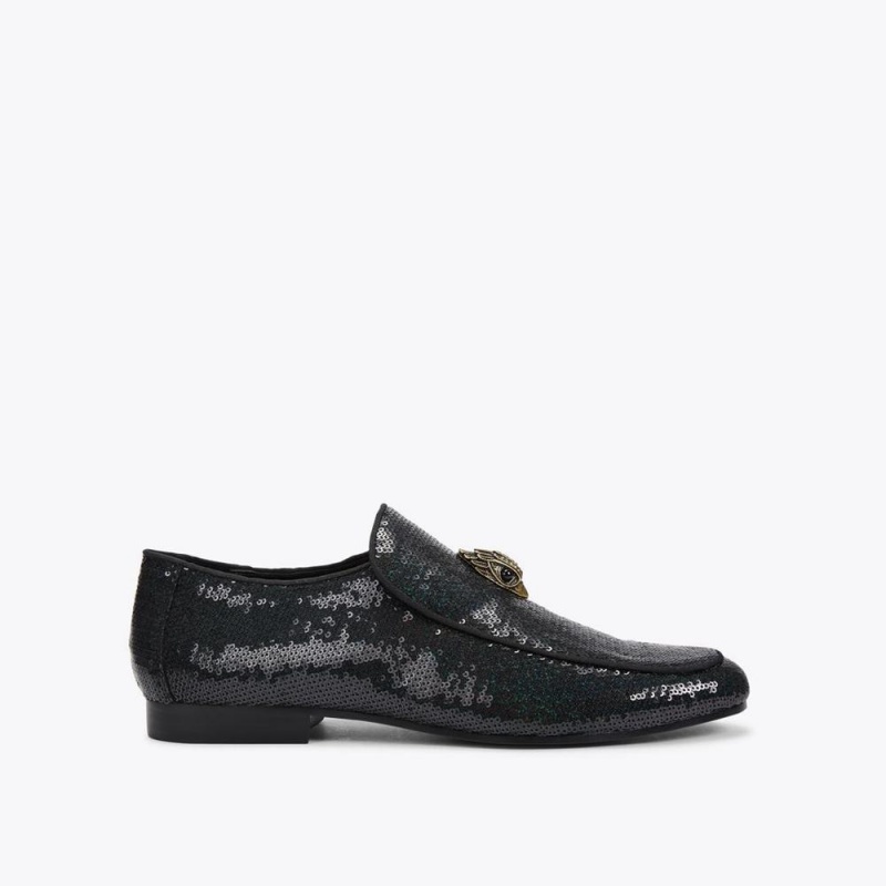 Chaussure Habillée Kurt Geiger Hugh Eagle Sequin Homme Noir Vert | HRKJ-91652