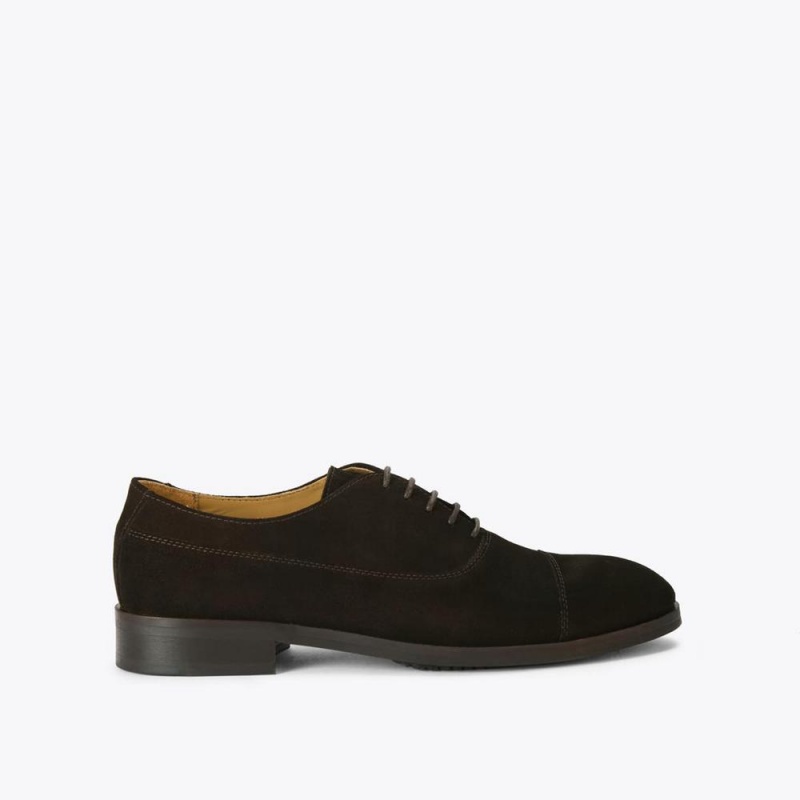 Chaussure Habillée Kurt Geiger Hunter Oxford Homme Marron Foncé | DAPJ-93258