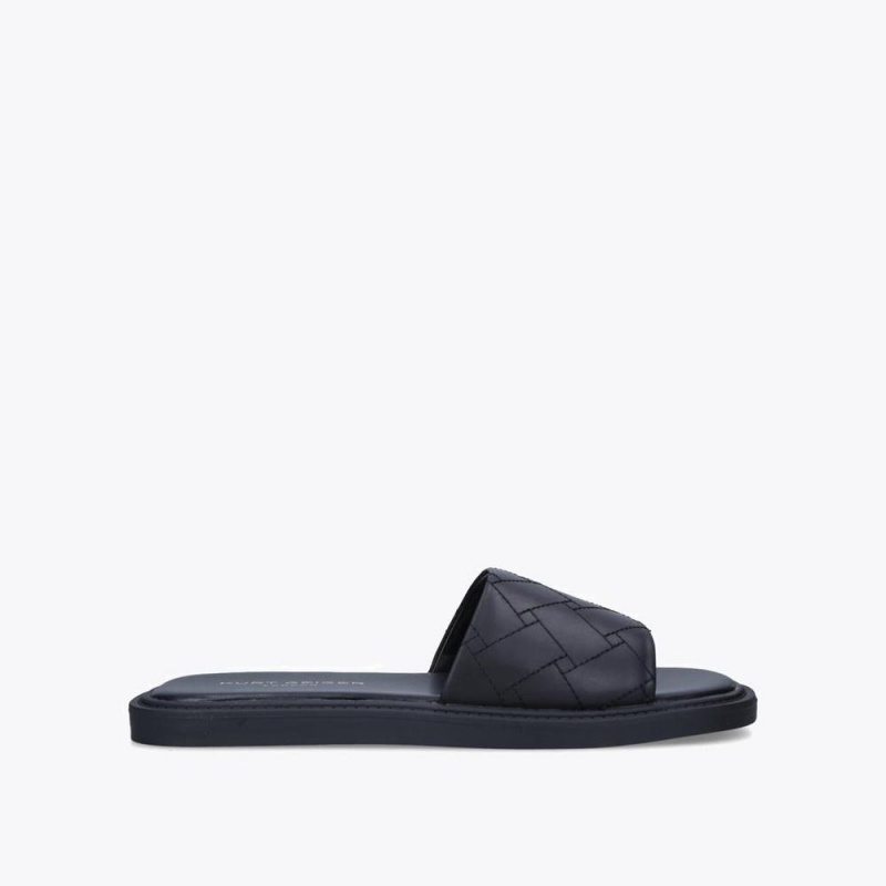 Claquette Kurt Geiger Oscar Homme Noir | ZQKX-45328