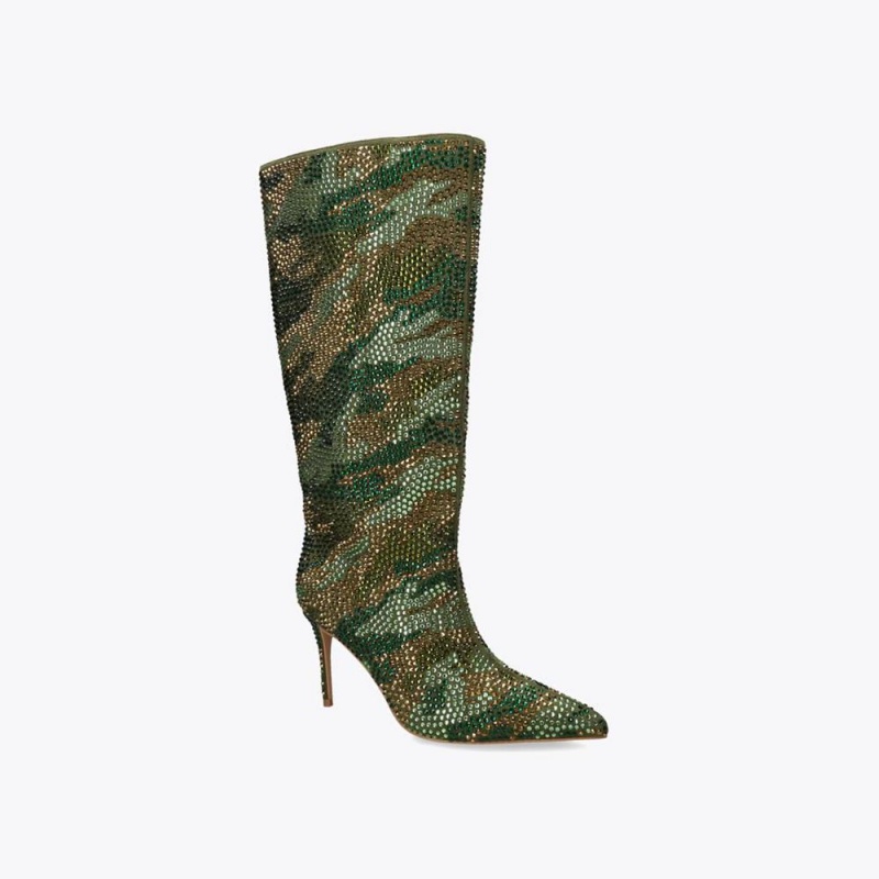 Cuissardes Kurt Geiger Belgravia Knee Femme Vert | QTXP-93471