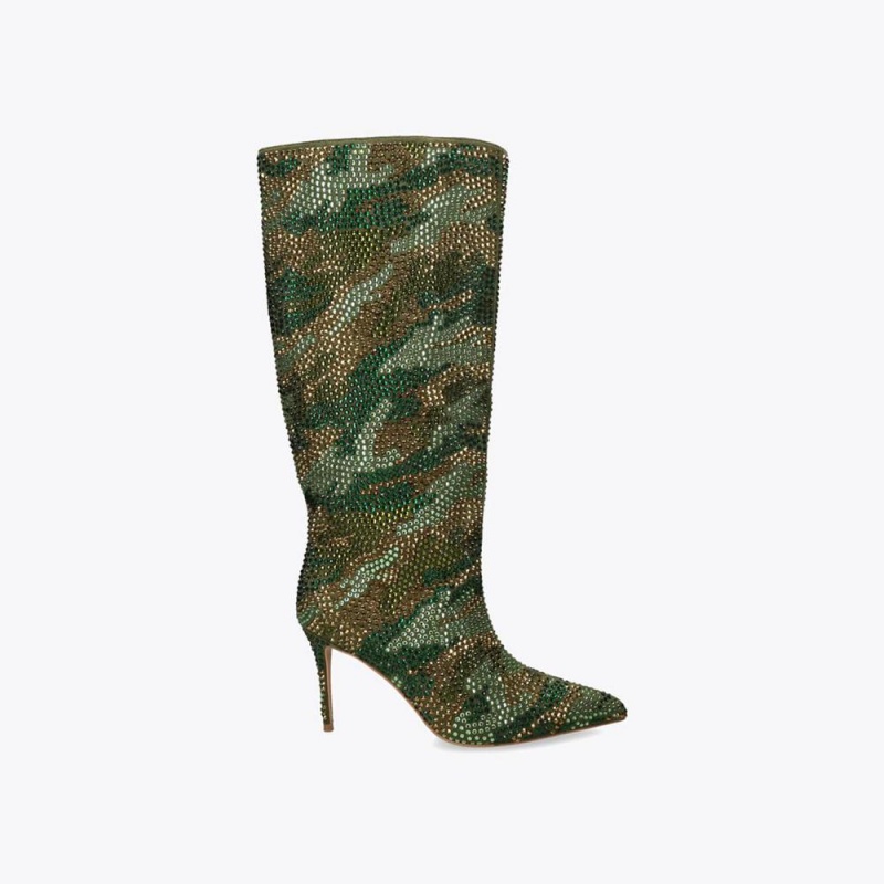 Cuissardes Kurt Geiger Belgravia Knee Femme Vert | QTXP-93471