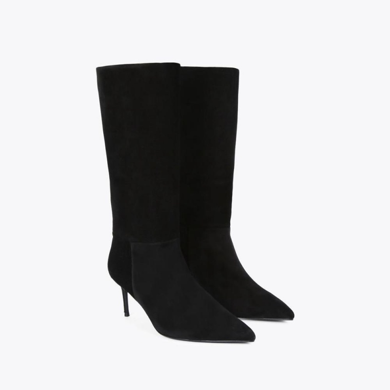 Cuissardes Kurt Geiger Belgravia Slouch Femme Noir | CTUB-53872