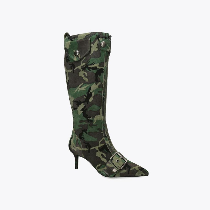 Cuissardes Kurt Geiger Hackney Knee Femme Vert | KDNQ-50126