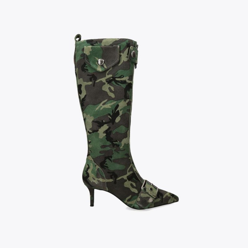 Cuissardes Kurt Geiger Hackney Knee Femme Vert | KDNQ-50126