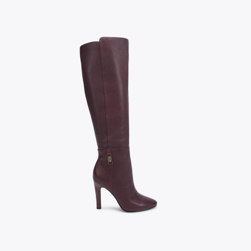 Cuissardes Kurt Geiger Shoreditch Knee Femme Bordeaux | BNPT-41673