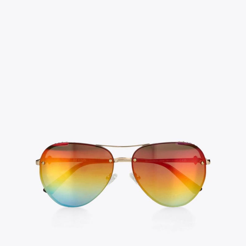 Lunette de Soleil Kurt Geiger Shoreditch Aviator Femme Multicolor/Other | KIHL-57094