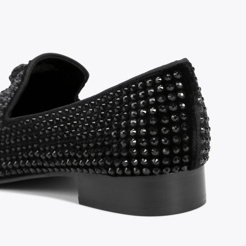 Mocassin Kurt Geiger Ace Stud Homme Noir | LADG-28576