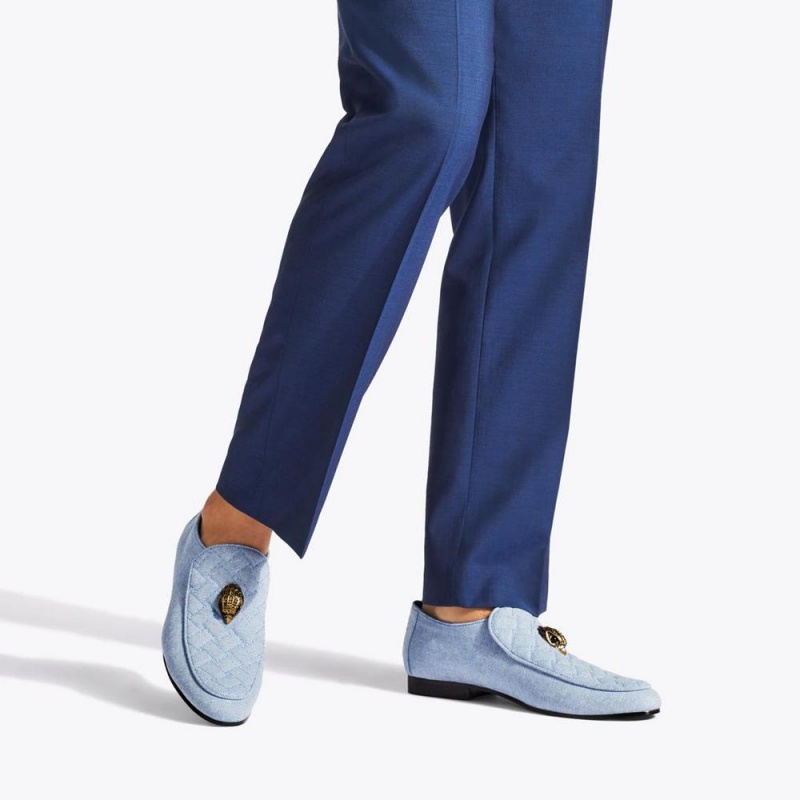 Mocassin Kurt Geiger Hugh Homme Bleu | UGRI-61920