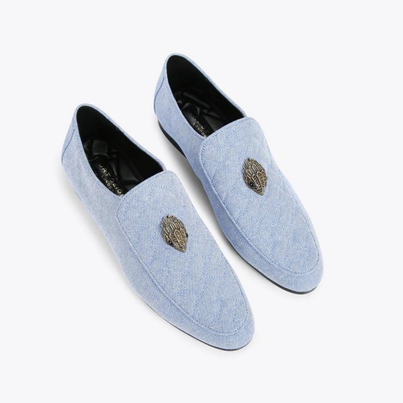 Mocassin Kurt Geiger Hugh Homme Bleu | UGRI-61920