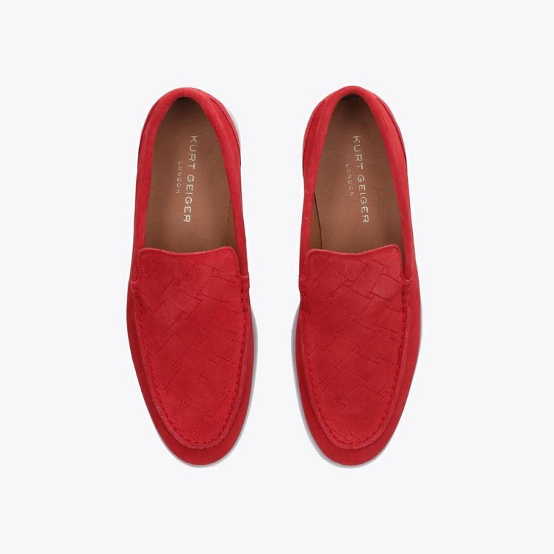 Mocassin Kurt Geiger Hugo Homme Rouge | VJWR-40932