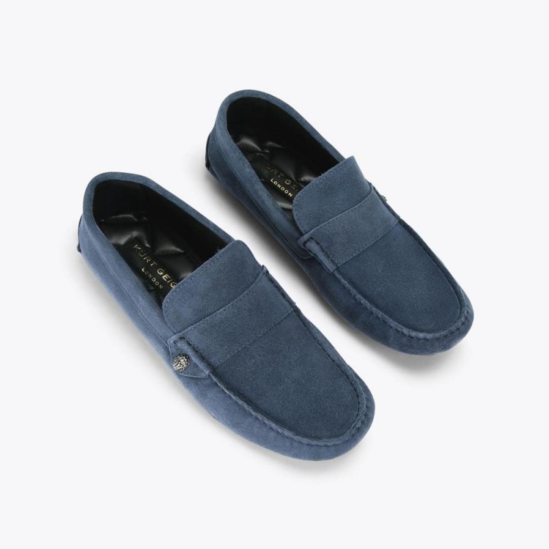 Mocassin Kurt Geiger Stirling Homme Bleu | BIDP-90284