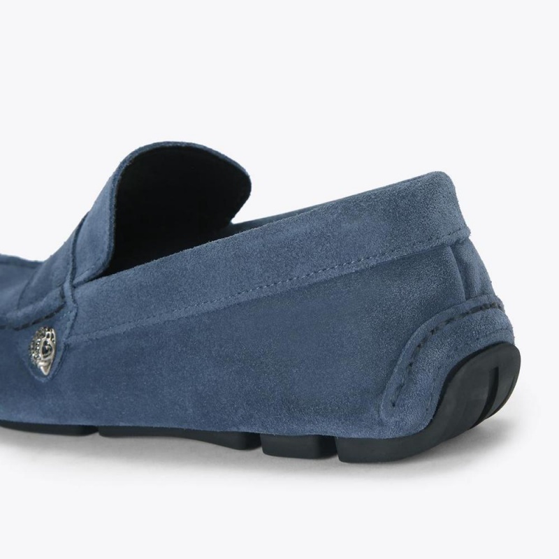 Mocassin Kurt Geiger Stirling Homme Bleu | BIDP-90284