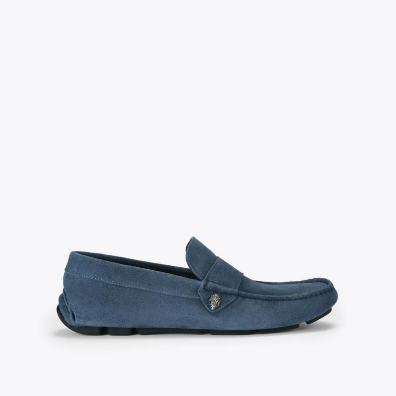 Mocassin Kurt Geiger Stirling Homme Bleu | BIDP-90284