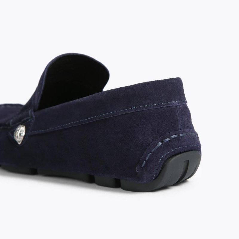 Mocassin Kurt Geiger Stirling Homme Bleu Marine | QZXP-63578