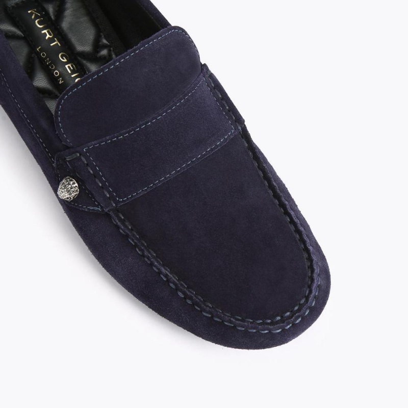 Mocassin Kurt Geiger Stirling Homme Bleu Marine | QZXP-63578