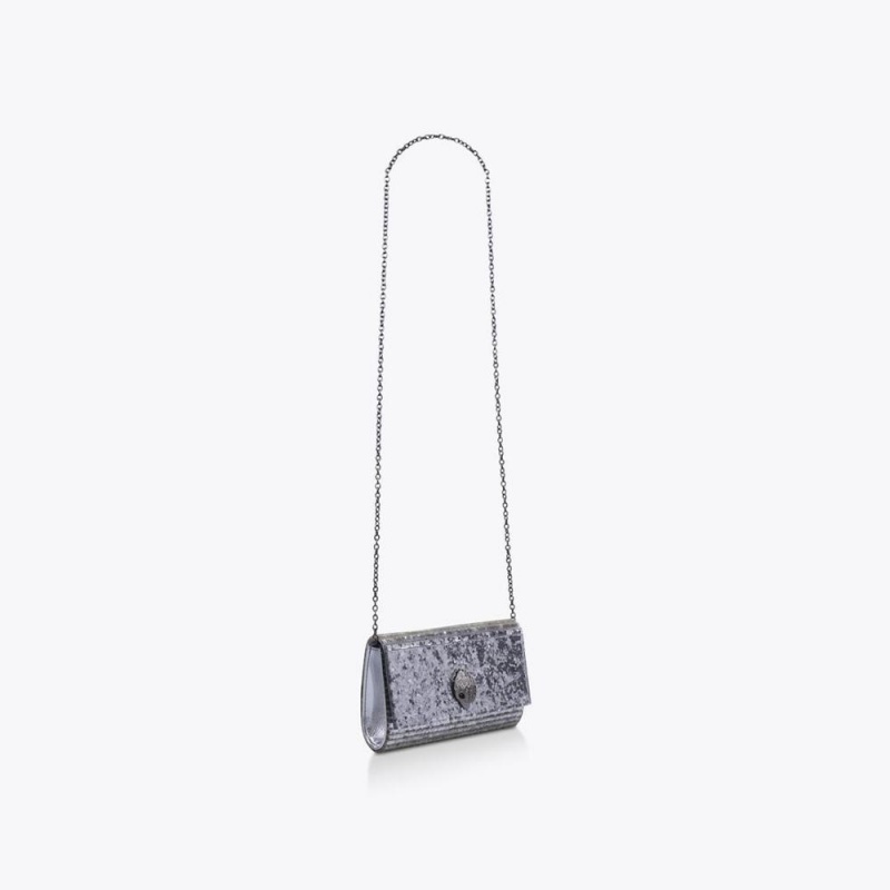 Pochettes Kurt Geiger Drench Party Eagle Femme Argent | RGLX-73469