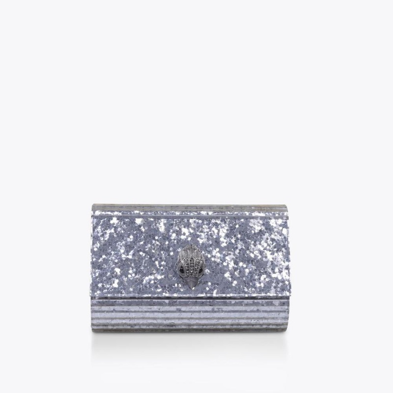 Pochettes Kurt Geiger Drench Party Eagle Femme Argent | RGLX-73469