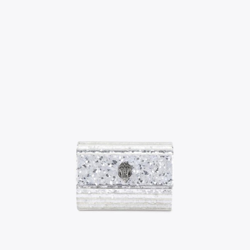 Pochettes Kurt Geiger Micro Party Eagle Femme Argent | HAJD-29735