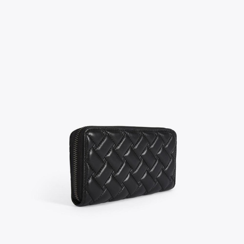 Portefeuilles Kurt Geiger Eagle Zip Femme Noir | GYCS-25647