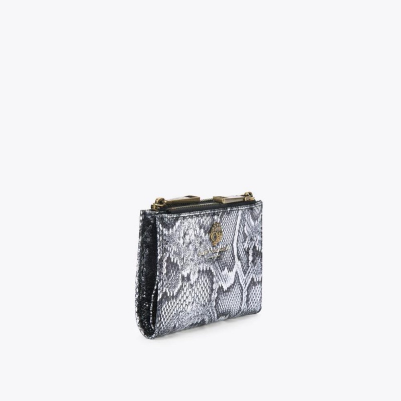 Portefeuilles Kurt Geiger Shoreditch Femme Argent | JXIB-23084