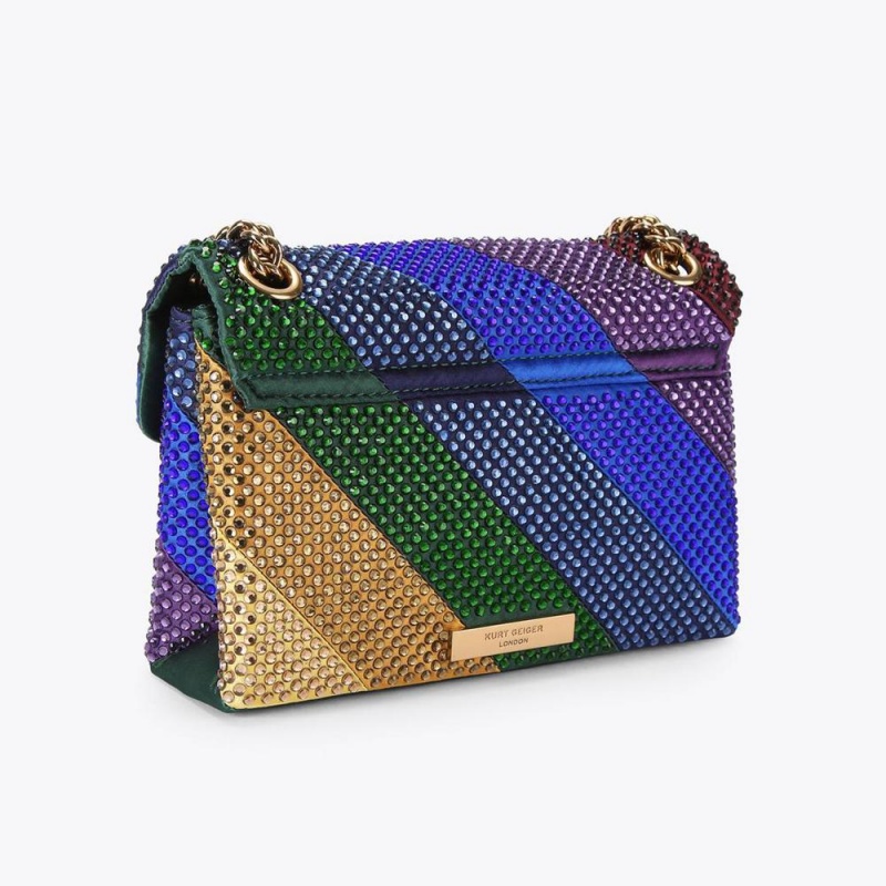 Sac Mini Kurt Geiger Crystal Kensington Femme Multicolore | REKA-30569