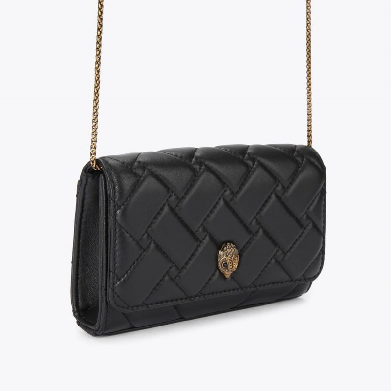 Sac Mini Kurt Geiger Extra Mini Kensington Femme Noir | AKEW-35410