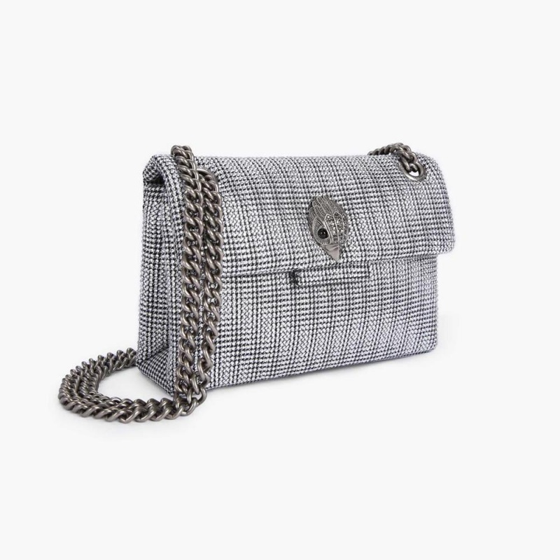 Sac Mini Kurt Geiger Fabric Kensington Femme Argent | ZKRT-30986