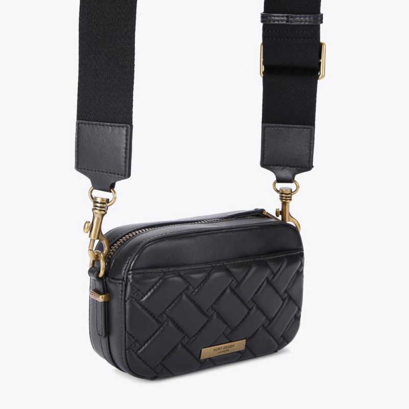 Sac Mini Kurt Geiger Kensington Camera Femme Noir | FOMQ-45182