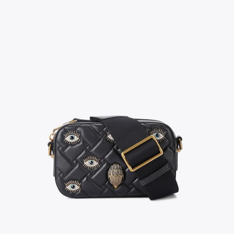 Sac Mini Kurt Geiger Kensington Camera Femme Noir | FOMQ-45182