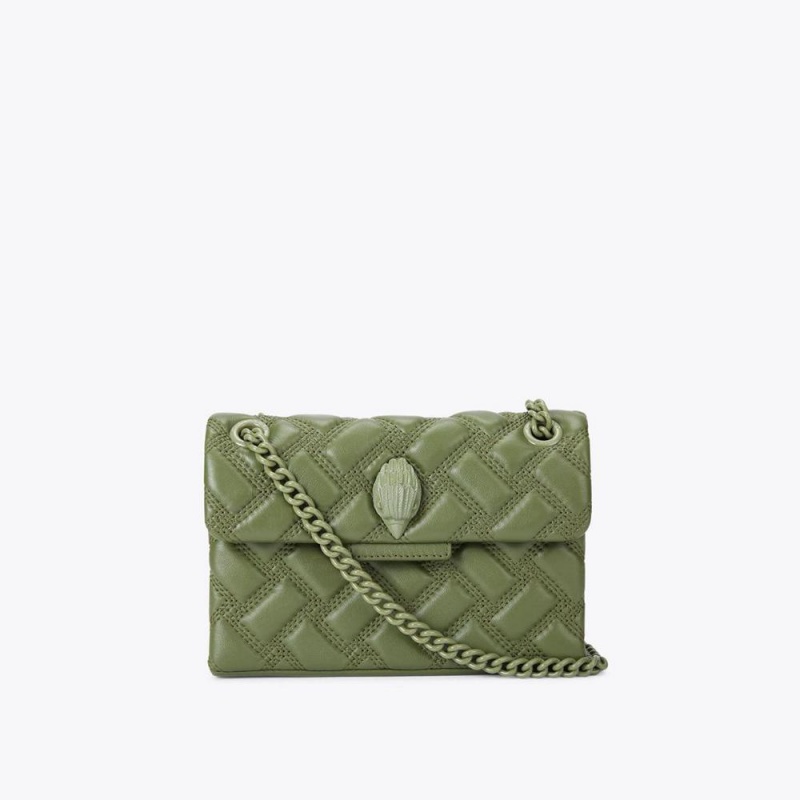 Sac Mini Kurt Geiger Kensington Drench Femme Kaki | AQSV-19846