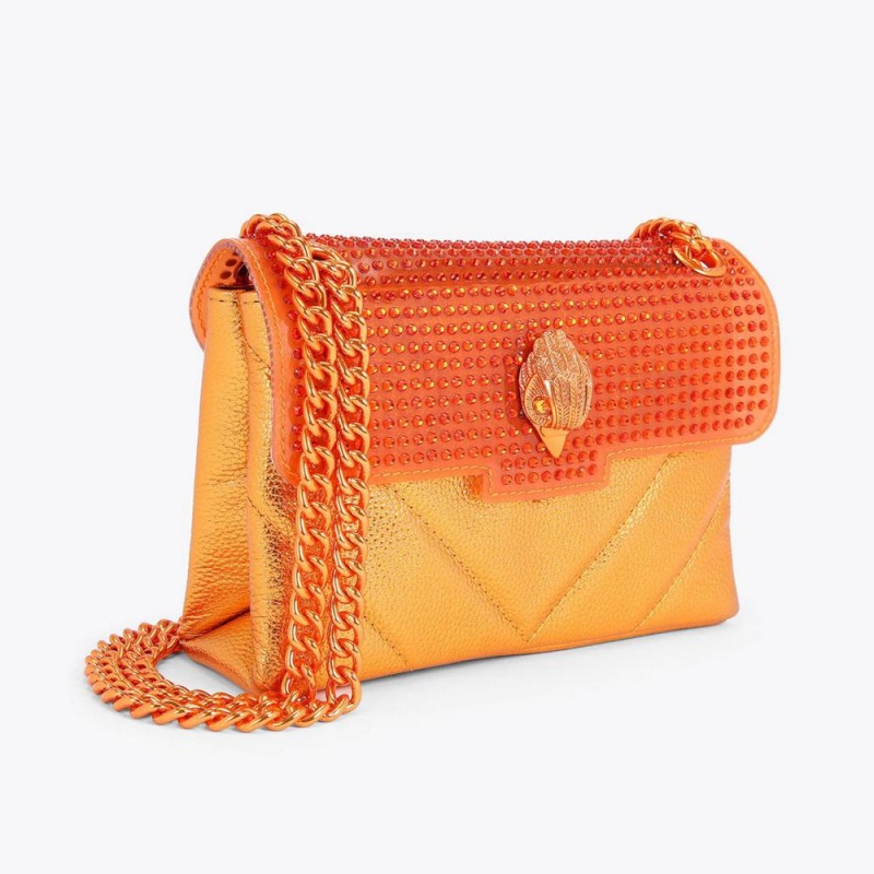 Sac Mini Kurt Geiger Kensington Femme Orange | PVYW-98472