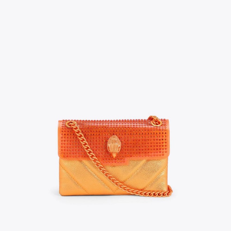 Sac Mini Kurt Geiger Kensington Femme Orange | PVYW-98472