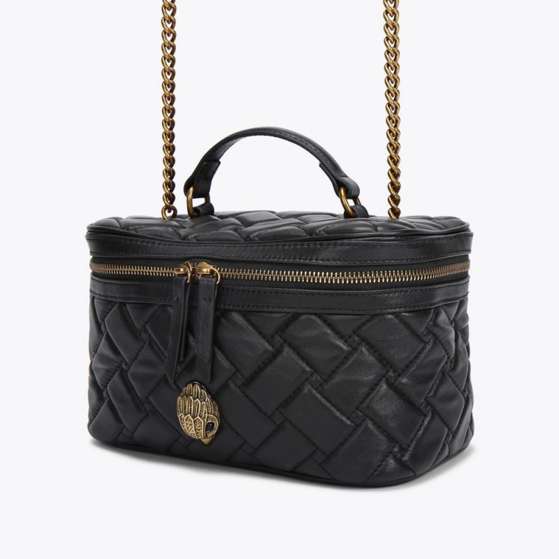 Sac Mini Kurt Geiger Kensington Vanity Case Femme Noir | QDEU-08127