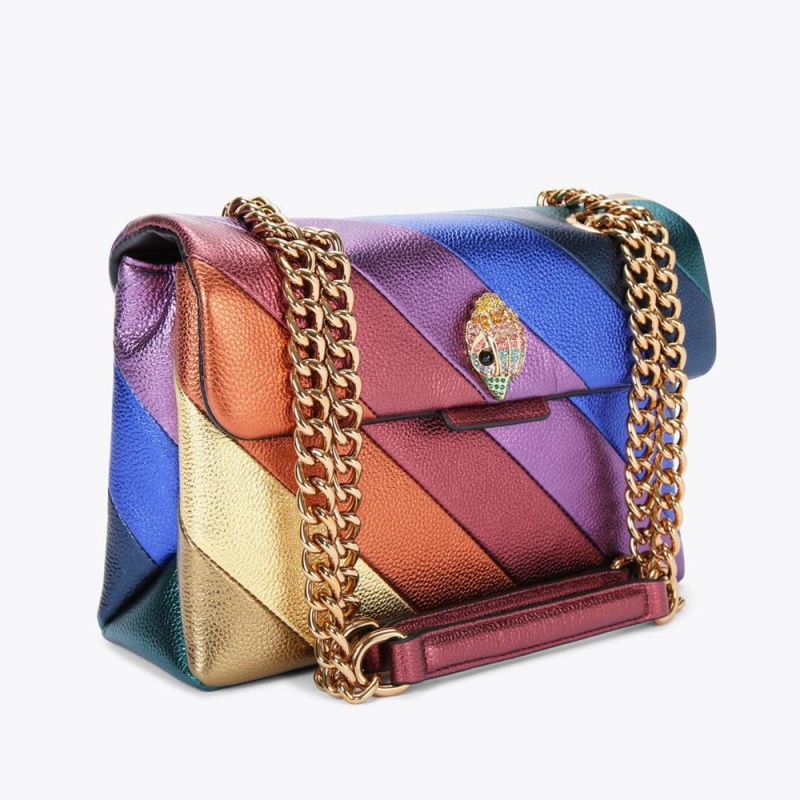 Sac Mini Kurt Geiger Leather Kensington Femme Multicolore | KVRB-71569