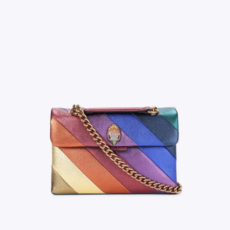 Sac Mini Kurt Geiger Leather Kensington Femme Multicolore | KVRB-71569