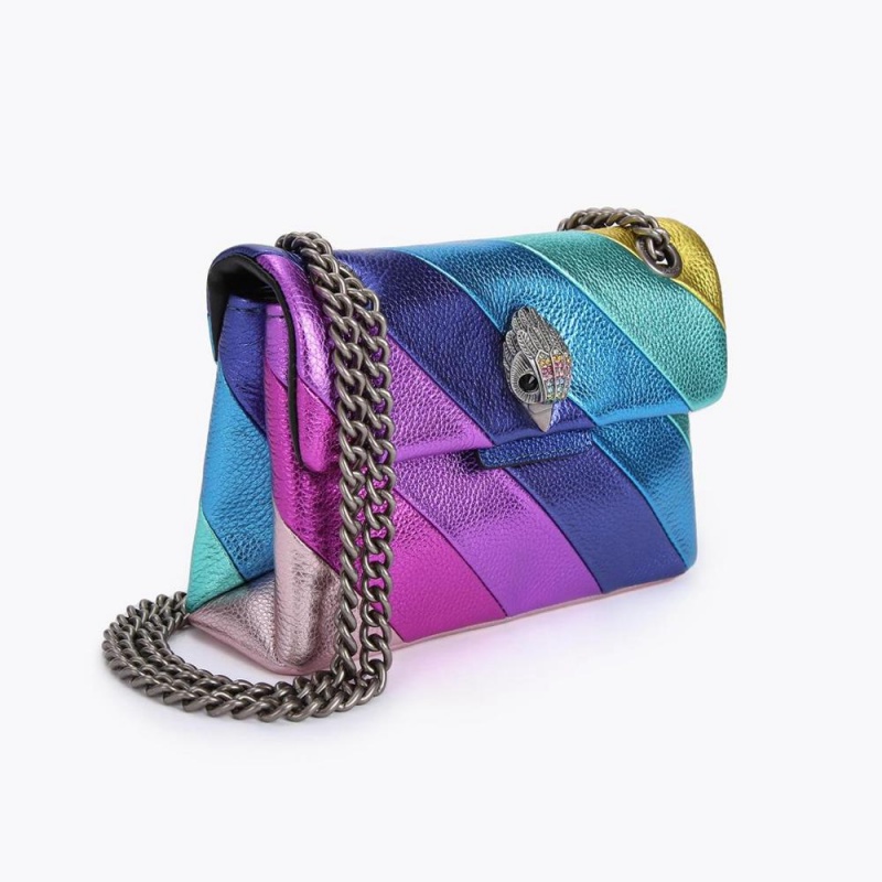 Sac Mini Kurt Geiger Leather Kensington Femme Multicolore | FTSZ-73861