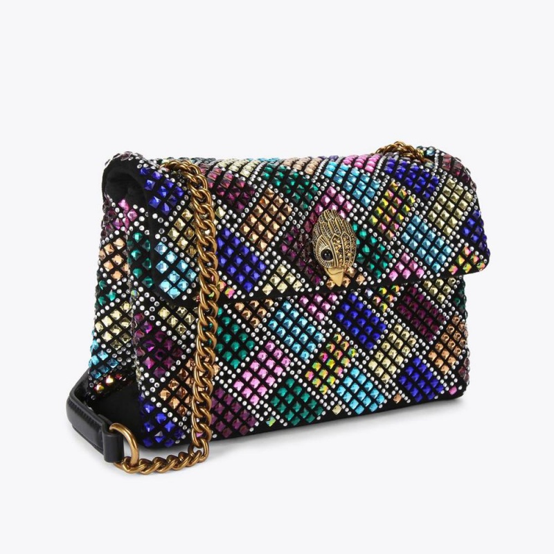 Sac Mini Kurt Geiger Medium Crystal Kensington Femme Multicolor/Other | NQUL-93408