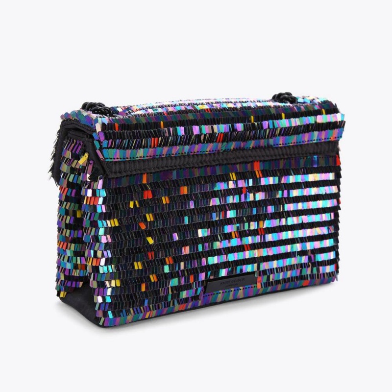 Sac Mini Kurt Geiger Medium Sequin Kensington Femme Multicolore | UBPT-98726