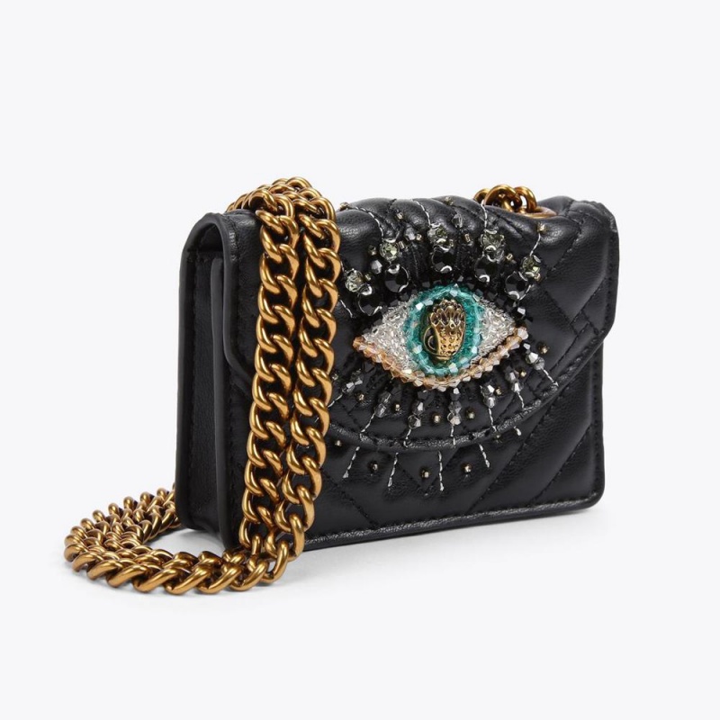 Sac Mini Kurt Geiger Micro Kensington Evil Eye Femme Noir | UQLA-87154