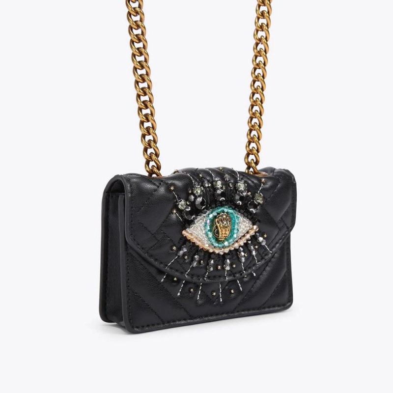 Sac Mini Kurt Geiger Micro Kensington Evil Eye Femme Noir | UQLA-87154