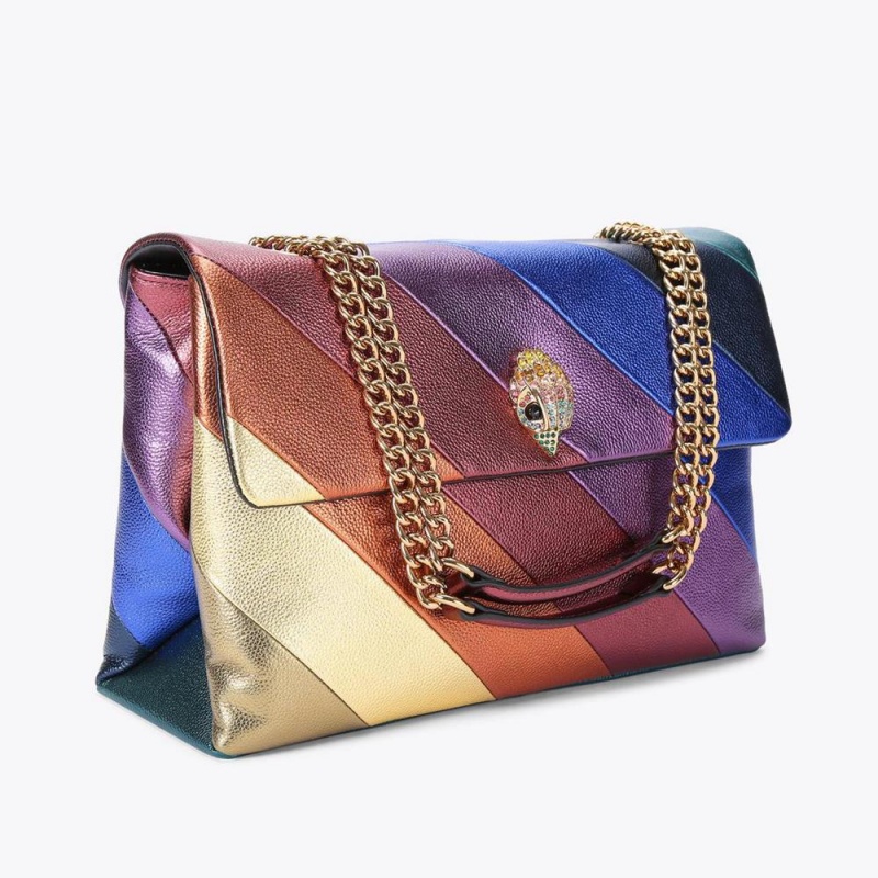 Sac Mini Kurt Geiger Xl Leather Kensington Femme Multicolore | RYBT-87432