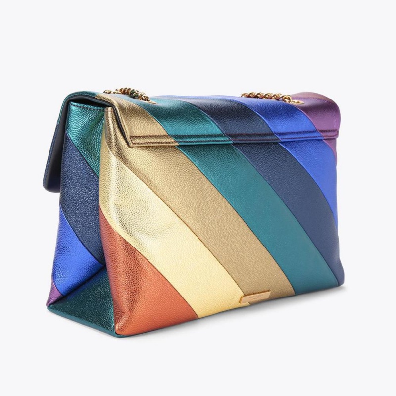 Sac Mini Kurt Geiger Xl Leather Kensington Femme Multicolore | RYBT-87432