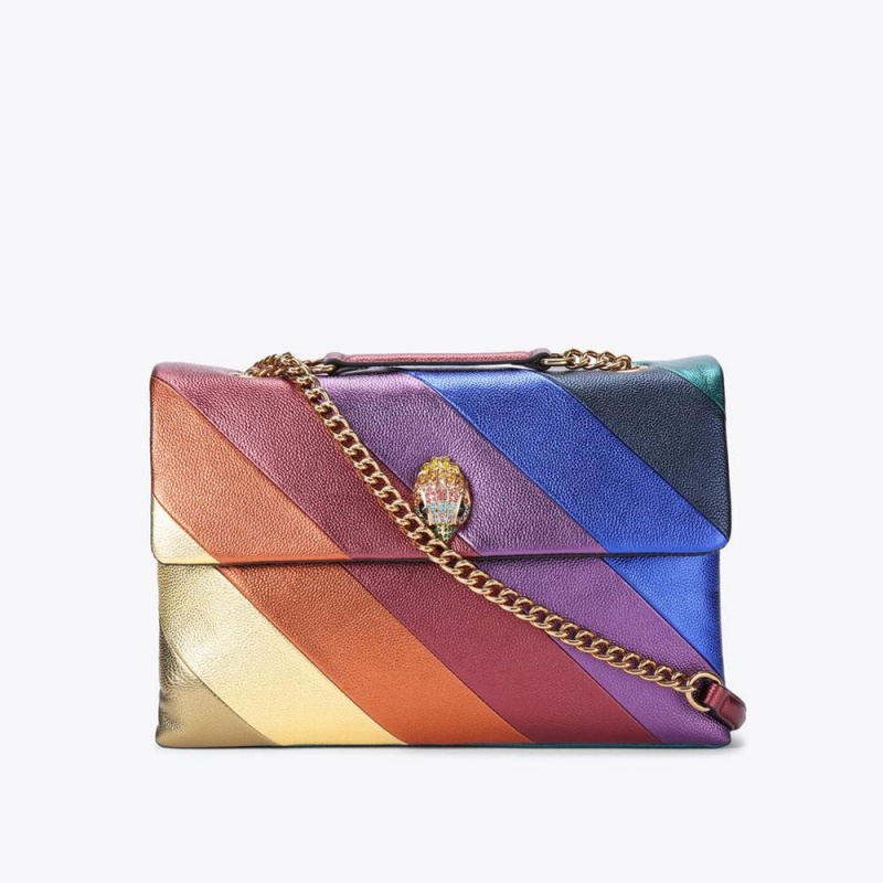 Sac Mini Kurt Geiger Xl Leather Kensington Femme Multicolore | RYBT-87432