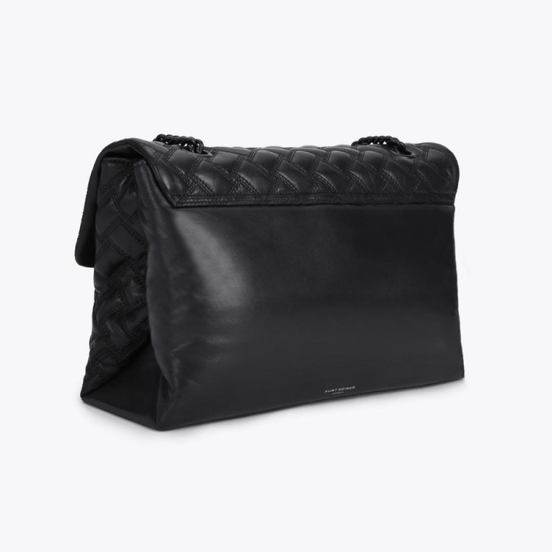 Sac Mini Kurt Geiger Xxl Kensington Drench Femme Noir | COPE-83017