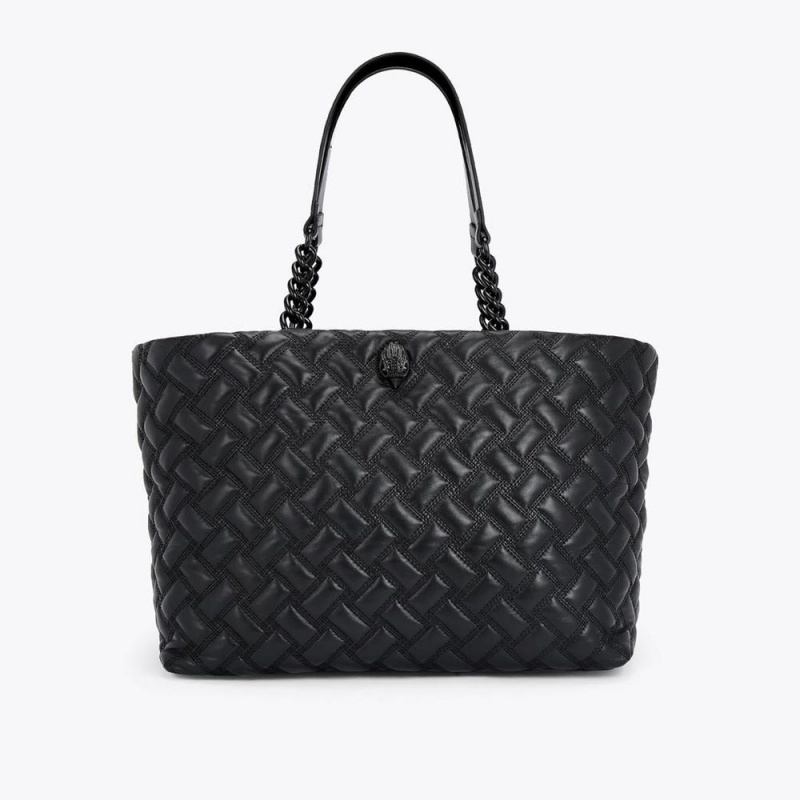 Sac Shopping Kurt Geiger Kensington Drench Femme Noir | YSME-17903